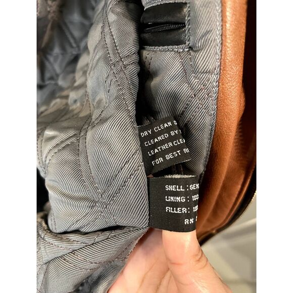 Vintage Steve Madden Men's Leather Jacket Size Small - Picture 11 of 12